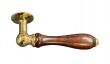 Mahogany Toilet Cistern Lever Gold Finish